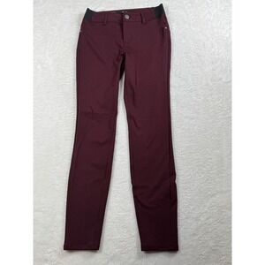 Simply Vera Vera Wang Skinny Pants Stretch Casual‎ Burgundy XS